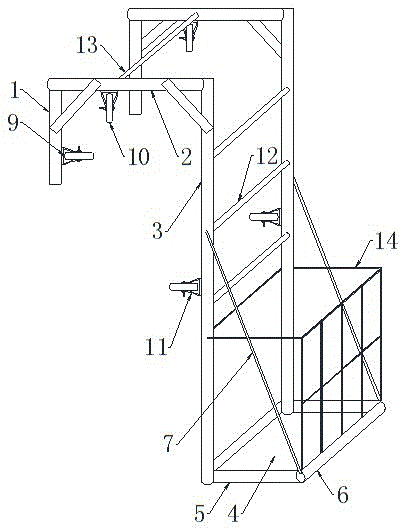 一种立交桥灯具安装车的制作方法