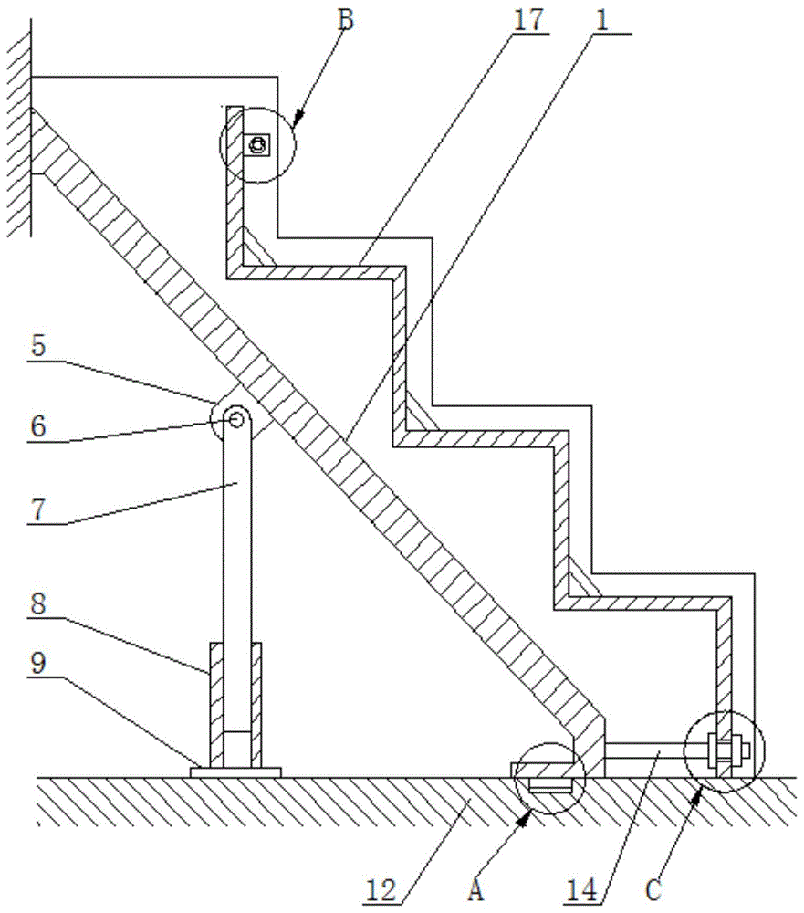 一种用于房建施工的楼梯模板的制作方法