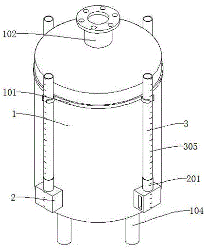 水处理罐体设备用液位检测装置的制作方法