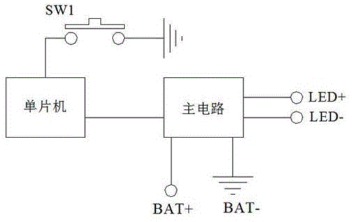 一种用于移动照明设备的压力按键电路及移动照明设备的制作方法