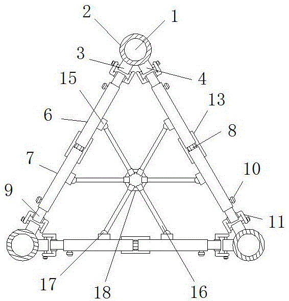 一种土木工程建筑施工支架的制作方法