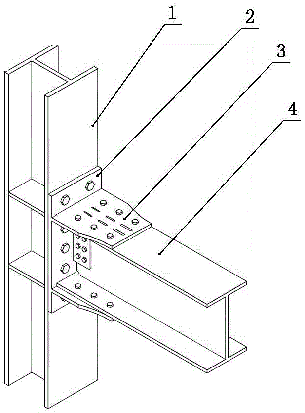 一种用于钢结构框架梁柱连接节点处的连接板的制作方法