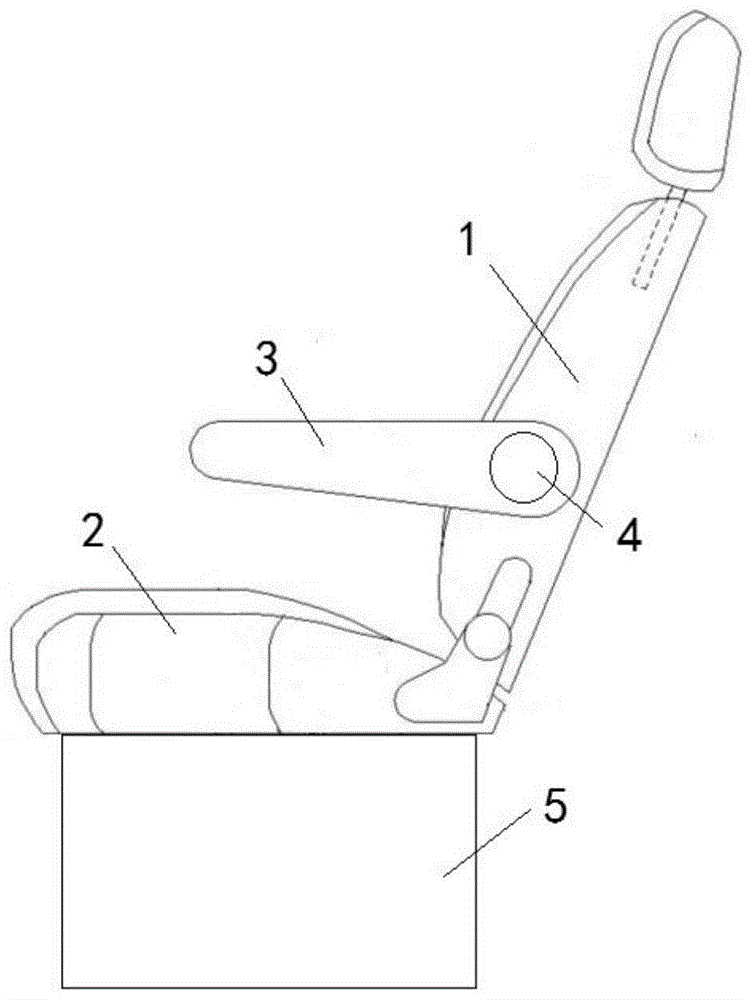 动车司机室用座椅的制作方法