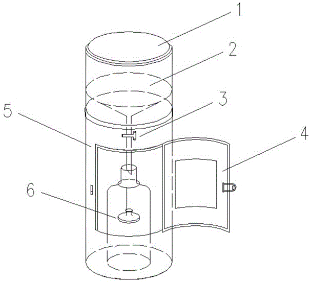 一种方便准确计量时段降水量的人工雨量器的制作方法