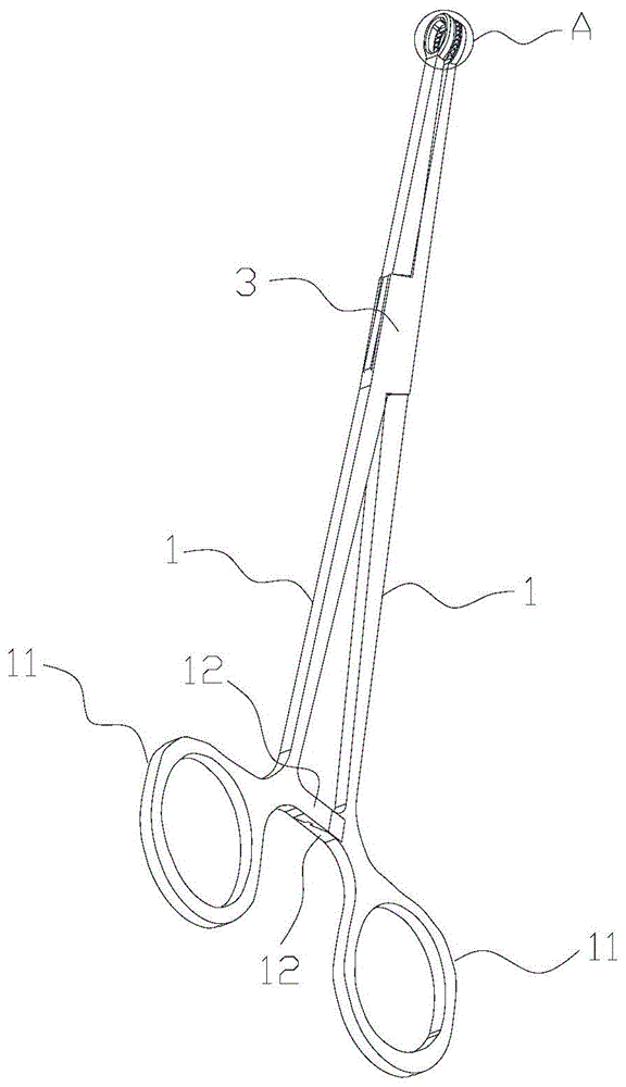 一种子宫抓钳的制作方法