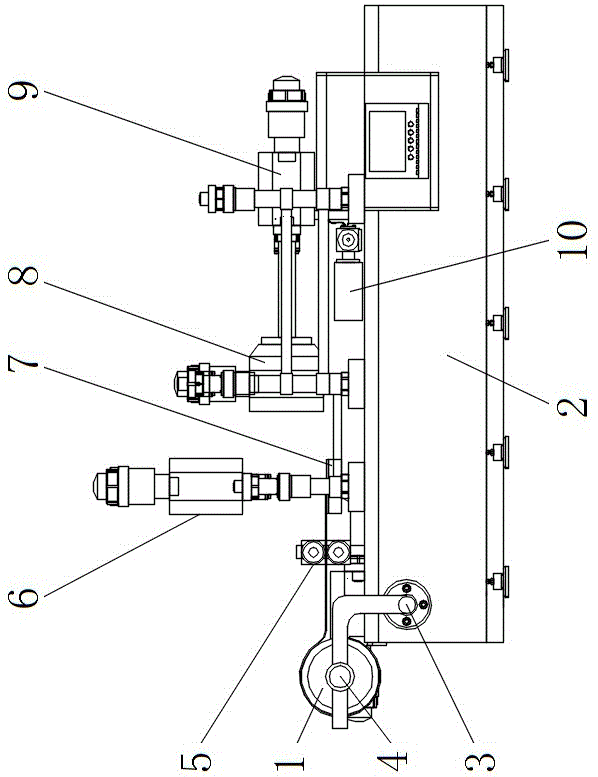 自动贴麦拉机构的制作方法