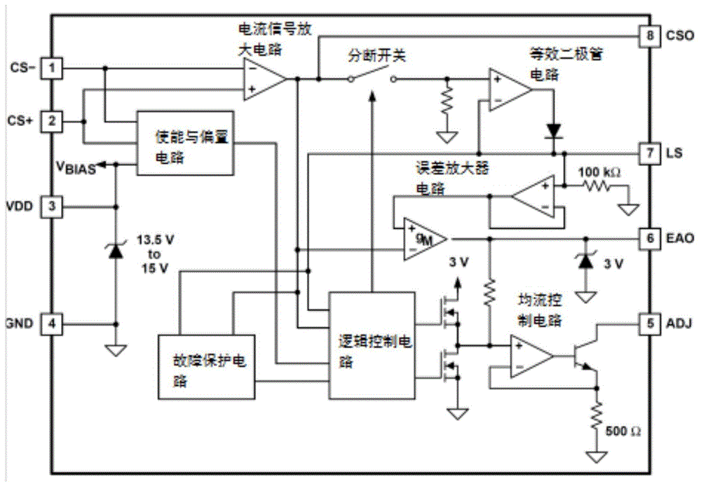 一种带电压比较器电路的并机均流控制电路的制作方法