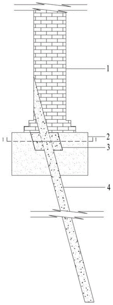 用于即有建筑物基础托换加固的树根桩的制作方法