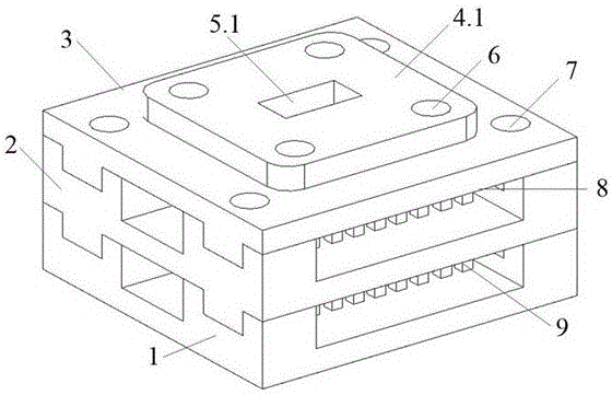 一种基于缝隙波导技术的堆叠式高Q双模滤波器的制作方法