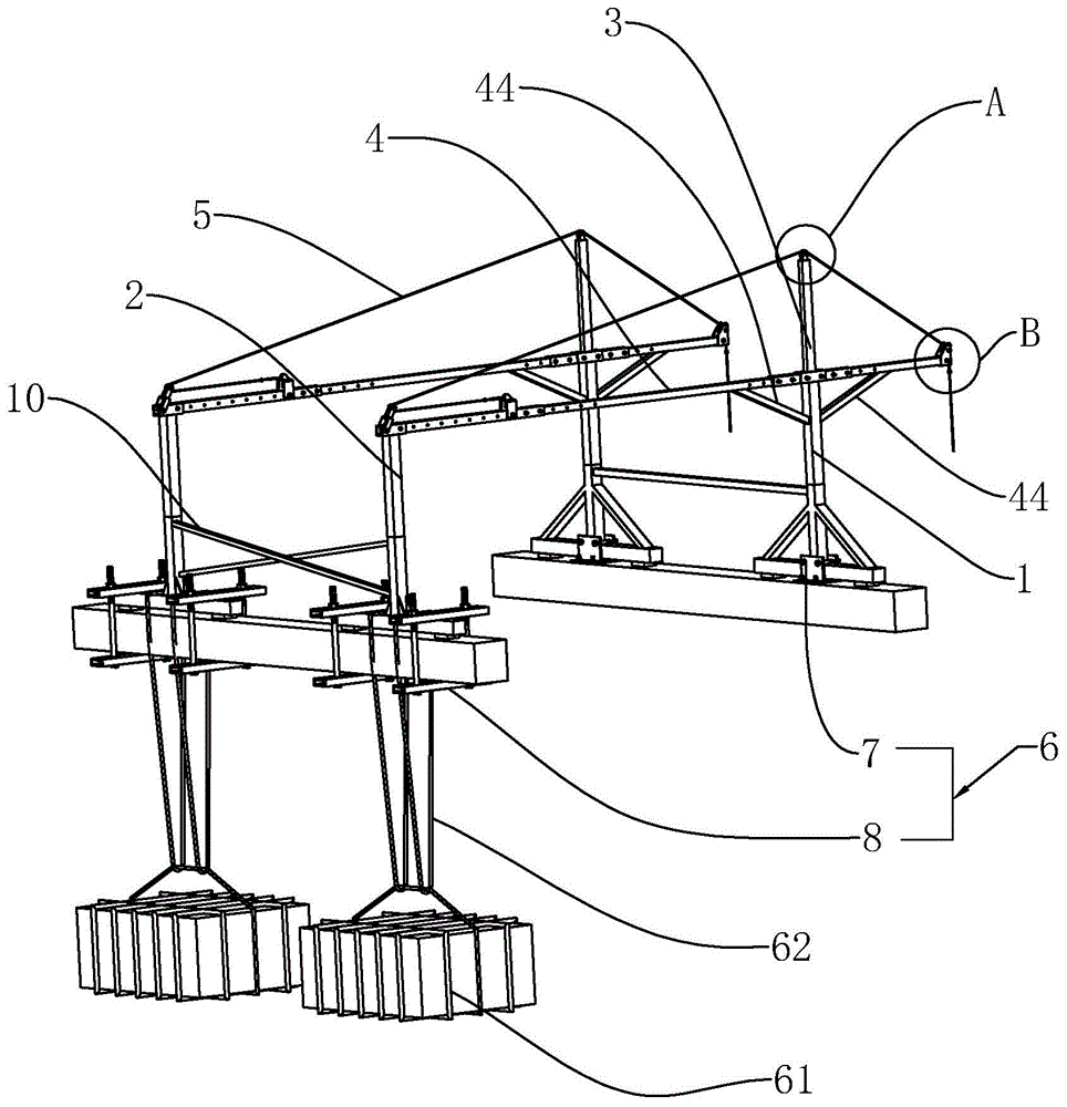 一种吊篮悬挂结构的制作方法