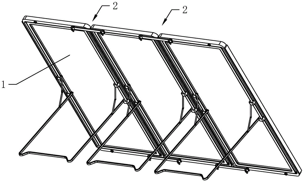 一种太阳能板的支撑组件的制作方法