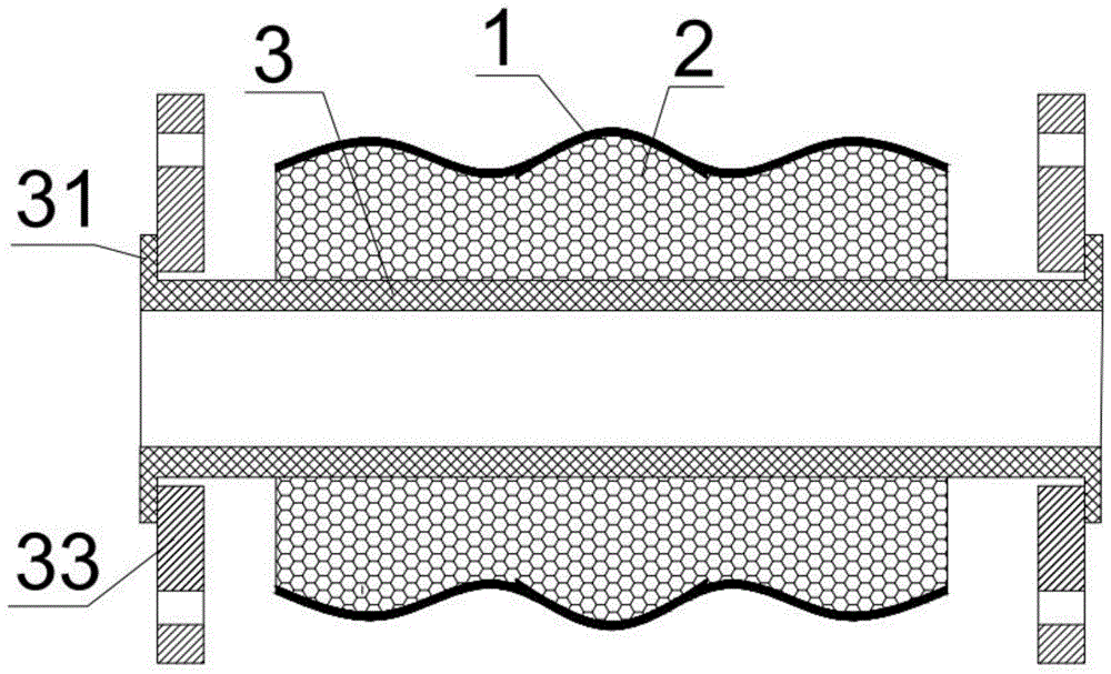 一种可弯曲铺设预制直埋保温复合热力管的制作方法