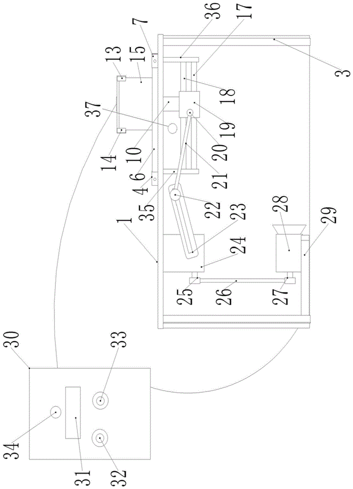 汽车车门玻璃呢槽滑动阻力试验机的制作方法