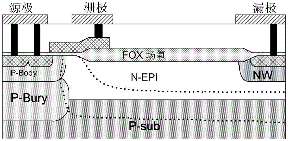 一种集成高性能的LDMOS结构的制作方法