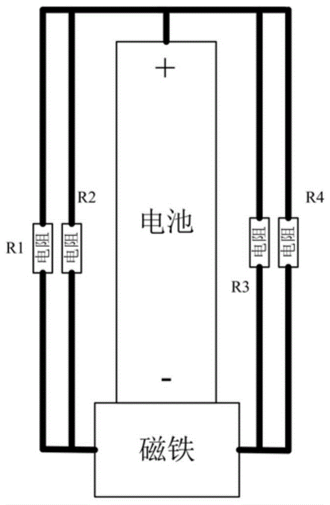 一种基于电磁效应的简易玩具演示电路的制作方法