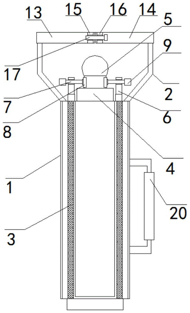 一种防护性强的户外灯具的制作方法