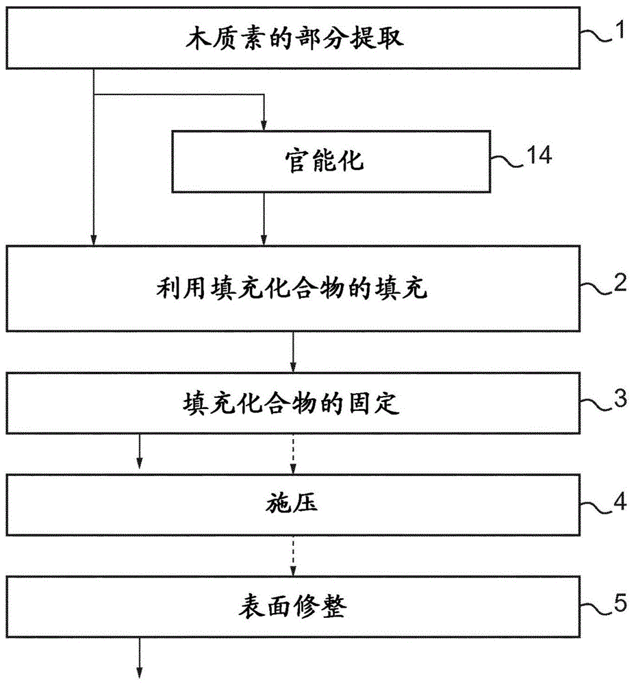 木质纤维素材料的通过超临界或亚临界途径的部分脱木质素以及填充的方法与流程