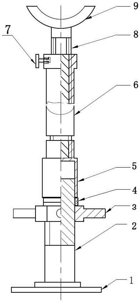 一种用于起升井站管道的起升装置的制作方法