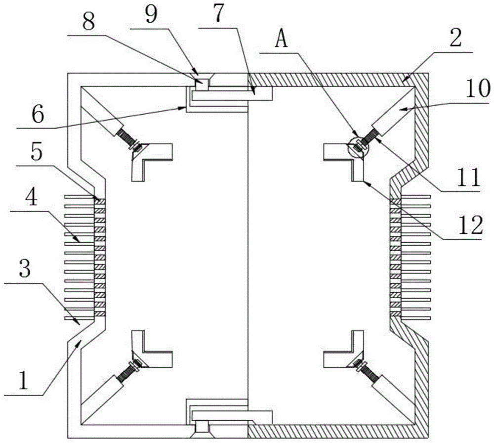 一种便于散热锂电池防护壳的制作方法