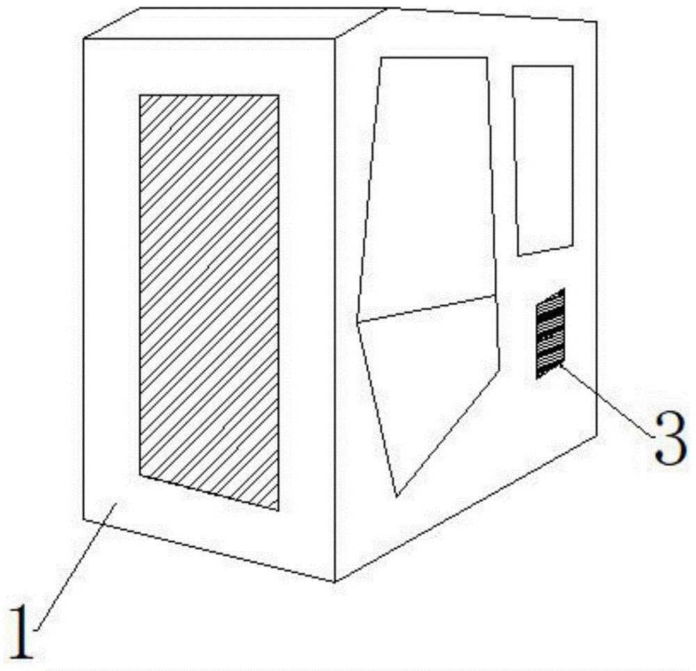 一种推土机操作室通风装置的制作方法