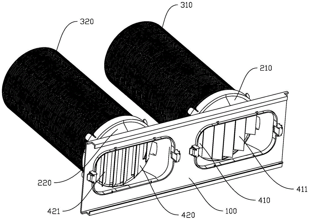 进排风组件及整体式空调的制作方法