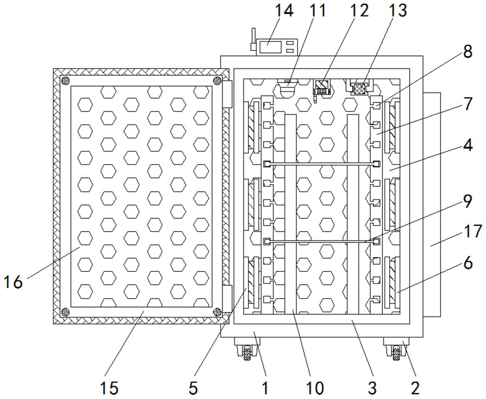 一种基于计算机网络技术使用安全的静音型机柜的制作方法