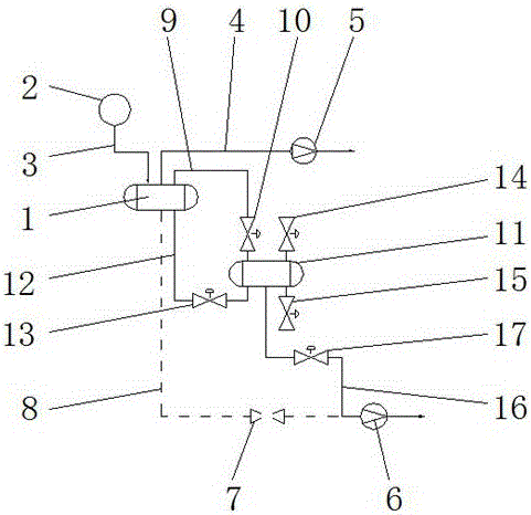 一种硫化抽真空系统自动排水系统的制作方法