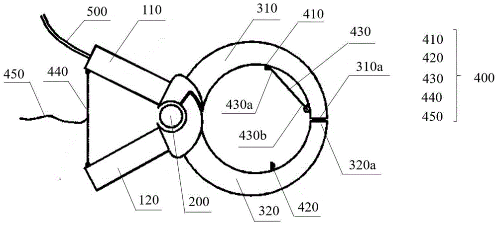 一种管线探测仪感应夹钳的制作方法