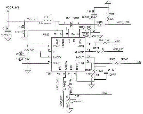 一种光功率检测电路的升压模块的制作方法