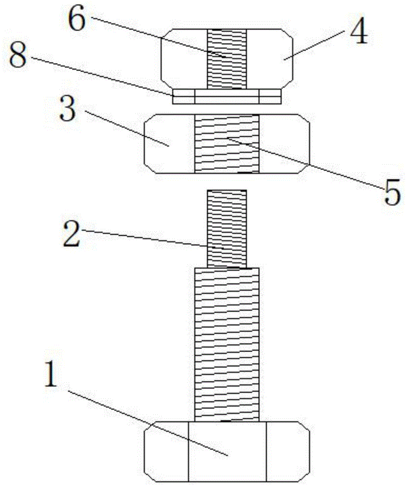 一种安装便捷的防松螺栓的制作方法