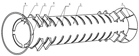 一种带有导流风罩的多级引流电机转轴结构的制作方法