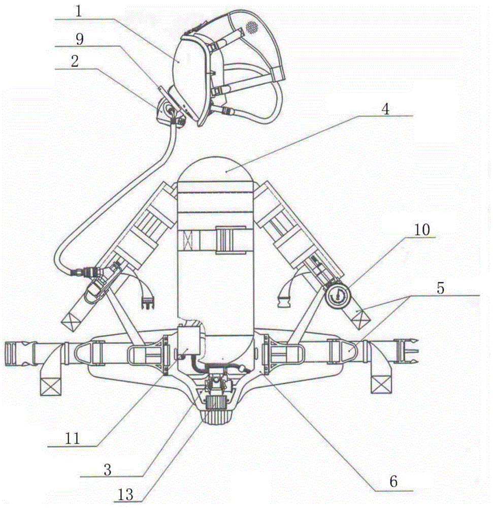 一种正压消防空气呼吸器的制作方法