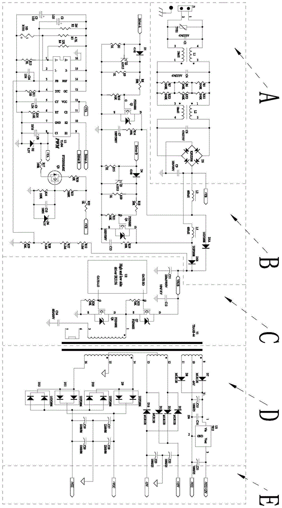 一种提高PFC开关电源使用效率的电路的制作方法