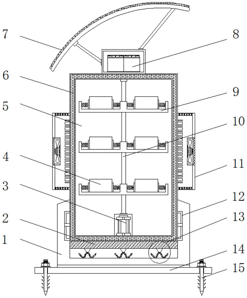 一种充电桩用防护型配电柜的制作方法