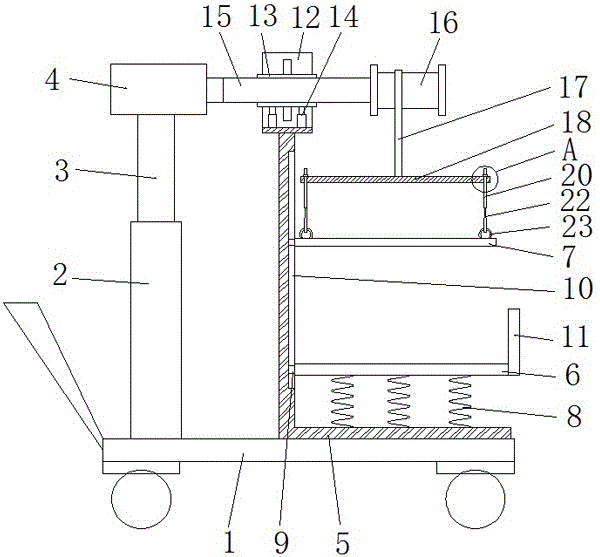 一种建筑工程用材料运输提升装置的制作方法