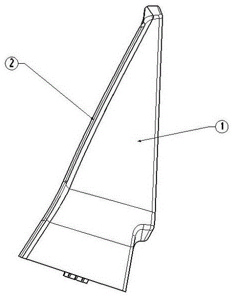 一种翼子板装饰件与前风窗玻璃的配合结构的制作方法