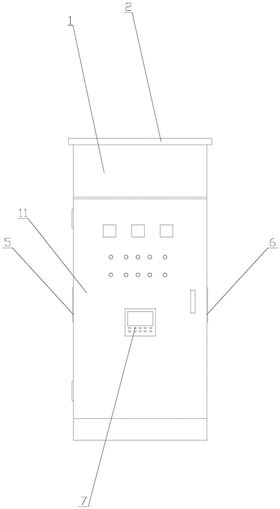 一种自动调控散热降温型就地柜的制作方法