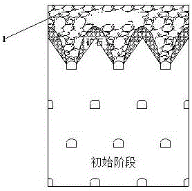 本发明涉及采矿方法技术领域,特别涉及无底柱分段崩落法向低贫化放矿