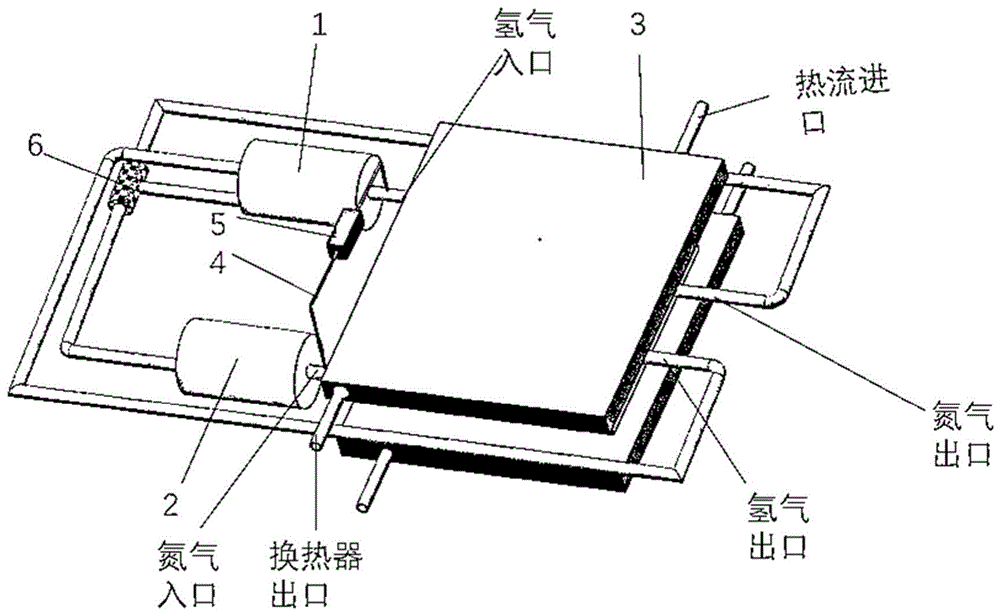 一种基于氢离子浓差电池的热电转换装置的制作方法