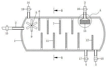 一种化工生产用高效气液分离器的制作方法