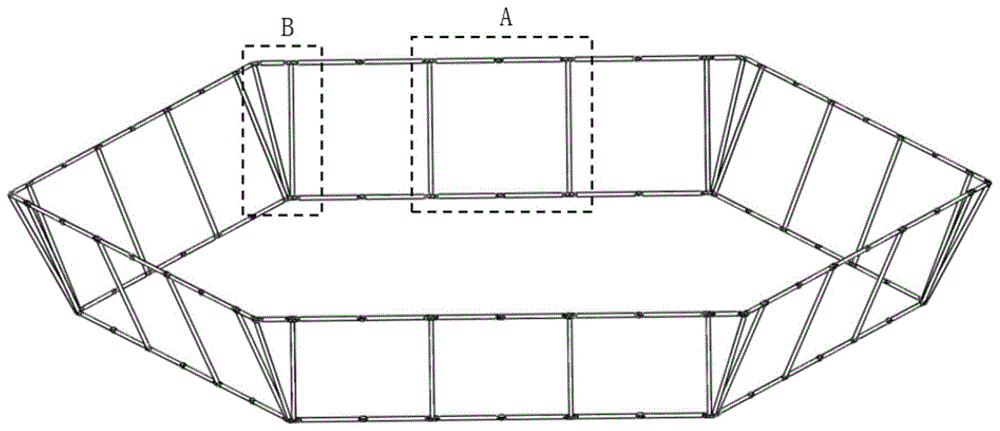 一种扭簧驱动的单层正六边形锥式可展开桁架天线结构的制作方法