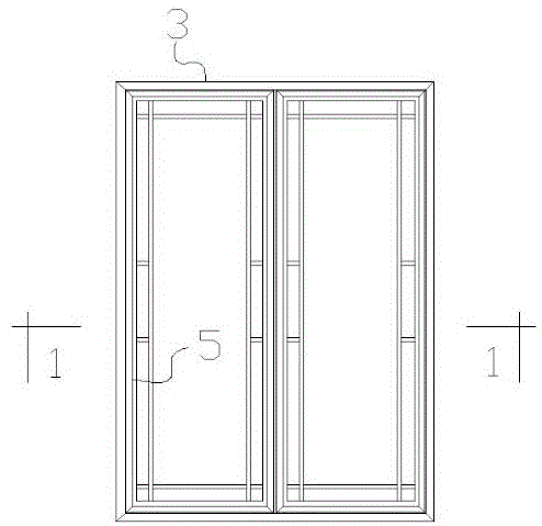 一种门窗中挺的制作方法