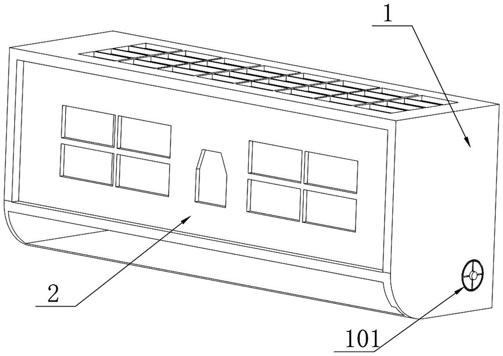 一体成型空调挂机侧板的制作方法