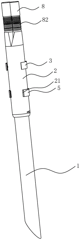 一种可供单人或双人使用的可降解伸缩吸管的制作方法