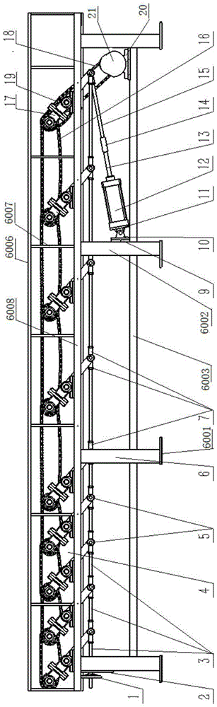 用于数控车床的管材传输升降调节装置的制作方法
