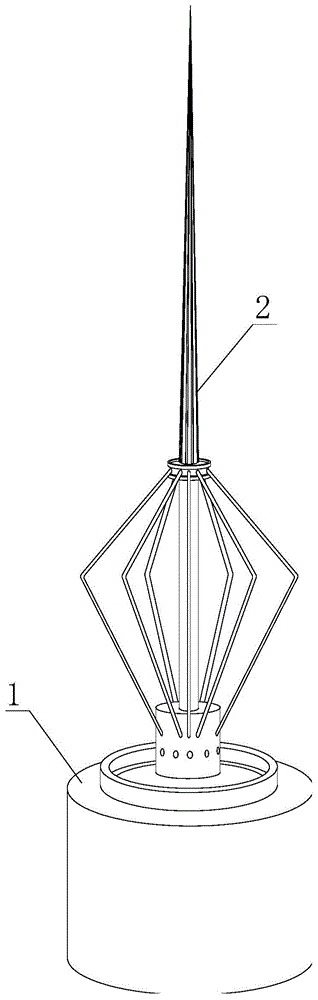 一种通信塔用的避雷针的制作方法
