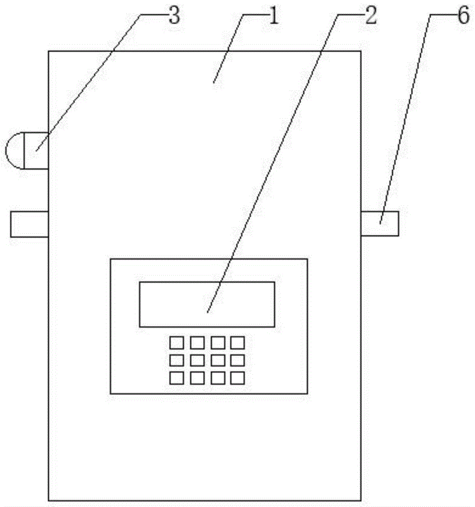 一种带空气报警器的血滤机夹子的制作方法