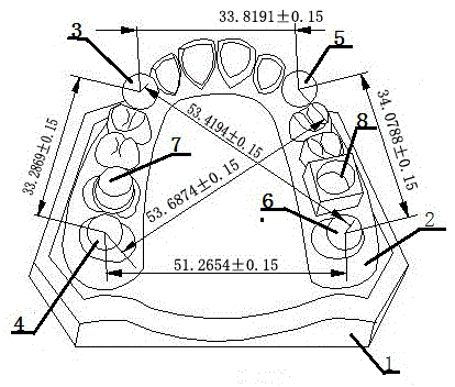 口内扫描仪精确度评估标准模型的制作方法