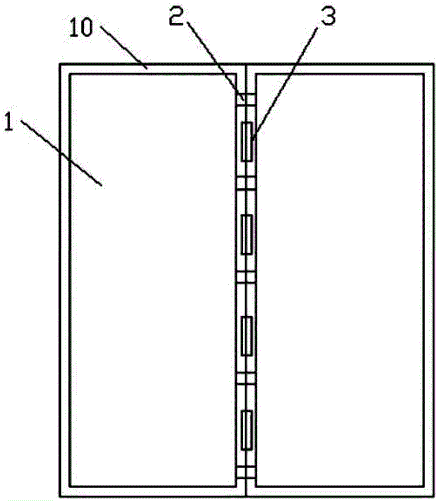 一种磁吸式自动闭合门帘安装结构的制作方法