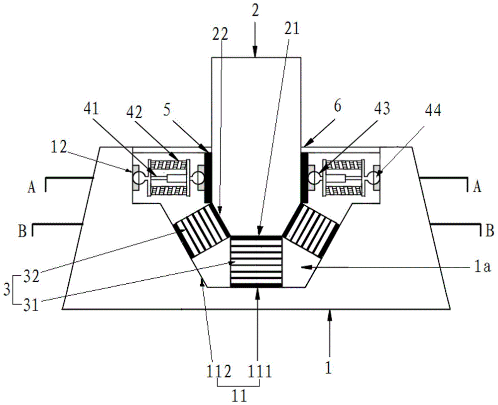 一种地铁上盖建筑物三维隔振结构的制作方法